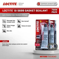Henkel LOCTITE SI 5699 Gasket Sealant Lem Paking/Gasket Twin Pack