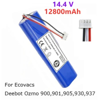New original 14.4V 6800mAh Robot Vacuum Cleaner Battery Pack for Ecovacs Deebot Ozmo 900, 901, 905, 930, 937