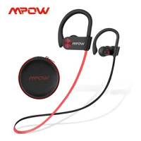 Mpow Flame IPX7 Waterproof Bluetooth Headphones V5.3 Earphone with CVC6.0 Noise Canceling Mic HiFi Stereo Wireless Sport Earbuds