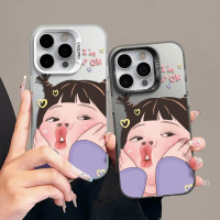 Kompatibel dengan iPhone 16 Pro Max iPhone 15 iPhone 13 iPhone 11 Casing Ponsel Lembut Lucu