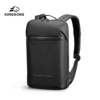 Kingsons Notebook Backpack 15.6 inch Laptop USB Charg Computer Bag Men Business Travel Backpack Waterproof School Bags for Boys