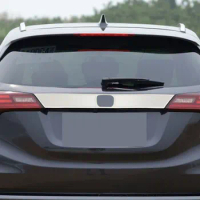 Stainless Chrome Car Rear Trunk Tail Gate Back Boot Lid Cover Trim Decal Sticker Fit for Honda HR-V HRV VEZEL 2015 2016 2017