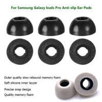 9 Pairs Memory Foam Ear Tips For Samsung Galaxy Buds Pro TWS Earphone Anti-slip Earbuds Pads For Galaxy Buds Pro Replacemen