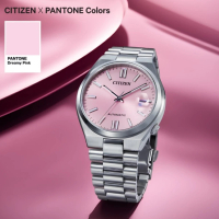【CITIZEN 星辰】Mechanical PANTONE限定 時尚機械腕錶-粉40mm(NJ0158-89X)