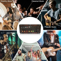 Woopker Power Amplifier Board D300 Audio Amplification Board 600W Bluetooth 5.0 Dual Microphones Sup