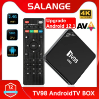 TV98 S905 Android TV BOX Big HDR Set Top OS 4K WiFi Android12 Smart Sticks Android HD TV Box Stick Portable Media Player