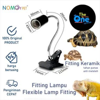Fitting Lampu Reptil Jepit Fleksibel Fitting Lampu Keramik Nomoy