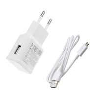 For Samsung Galaxy M10 A10 for Huawei Y6 Y7 Y9 2019 LG Travel Wall Charger Adapter &amp; 2M/3M Micro usb Cable Android Mobile Phone