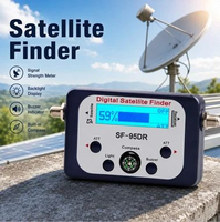 Digital Satellite Finder Signal Alat Pencari Sinyal Satelit Biru
