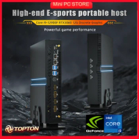 Hot 13th Gen Mini Host Intel i9 12900F i7 13700F Mini PC Nvidia RTX 4060 8G 3060 12G PCIE4.0 Windows 11 Gaming PC Computer WiFi6