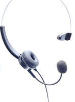 780元仟晉FHT100國洋K362水晶頭RJ9電話耳機麥克風headset phone 含高級耳罩海綿不掉屑