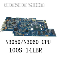 For Lenovo ideaPad 100S-14IBR Laptop Motherboard N3050/N3060 CPU 2GB RAM 431202029010 '431202030010 Mainboard