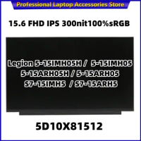For Lenovo Legion 5-15IMH05H 5-15IMH05 5-15ARH05H 5-15ARH05 S7-15IMH5 S7-15ARH5 LCD Screen 5D10X81512 FHD IPS 300nit 100%sRGB