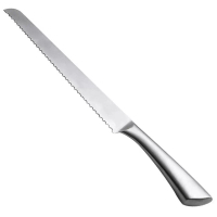 9 Inches Premium Bread Knife Toast Knife 420 Stainless Steel Pisau Roti