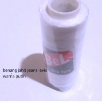 benang jahit levis warna putih - peralatan mesin jahit