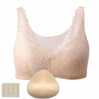 Bra Mastectomy Bra + Sponge Prosthesis Breast Formation Fake Breast Enhancer2301