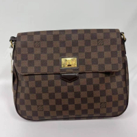 （Preowned）LV -- Brown Damier Crossbody Messenger Bag,H04043