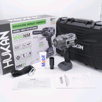 Máy siết bulong pin HUKAN HM21-G2-IW1000N đầu 1/2 lực siết khủng 1000NM, Động cơ không chổi than siê