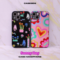 Hari Cerah Import GlassCasing For IPHONE11/IPHONE13Case/SE/XR/15promax/OPPORENO11F5G/A38/VIVOY17S/Y0