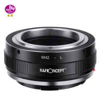 K&amp;F Concept Lens Adapter M42-L Manual Focus Compatible with M42 Lenses to Leica L Panasonic Lumix Mount Camera