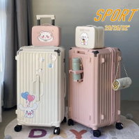 กระเป๋าเดินทางทรงถัง 20/26/32นิ้ กระเป๋าเดินทางล้อลาก ความจุขนาดใหญ่ luggage
