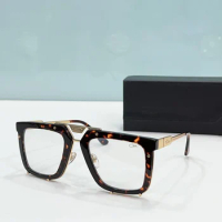 Authentic CAZAL MOD648 Classic Business Transparent Lenses Men Women Sun Glasses Popular UV400 Protection Male Couple Eyewear