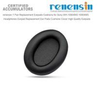 renensin 1 Pair Replacement Earpads Cushions for Sony WH-1000XM3 1000XM3 Headphones Earpad Replacement Ear Pads Cushions Cover