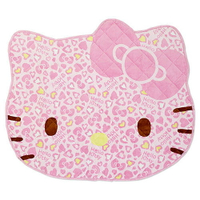 【震撼精品百貨】Hello Kitty 凱蒂貓-HELLO KITTY可愛造型地墊(粉彩豹紋)