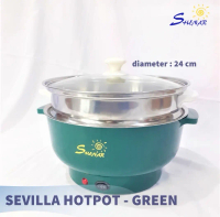 (COD) SHENAR, SEVILLA/GRANADA/SUNDAY HOTPOT - Panci Elektrik Fashion - Cooking Pot Steamer Multifung