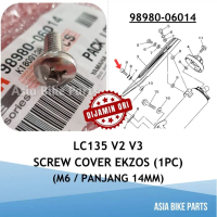 Yamaha Original LC135 V2 V3 Cover Exhaust Screw Cover Ekzos Panjang 14mm - 98980-06014