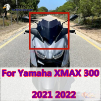 2021 2022 XMAX300 Windscreen For Yamaha XMAX 300 X-MAX300 Motorcycle Sport Windshield Viser Visor Deflector