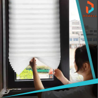 LANGSIR TIRAI LANGSIR BERLIPAT KALIS CAHAYA 90X180CM DENGAN KLIP CURTAIN BLINDS PLEATED BLIND SHEER