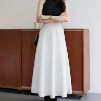 Skirt Loose Korean Maxi Skirt Rok Flare Basic Wanita Maxi Skirt Rok Panjang Wanita By You Glow Fashi
