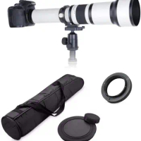 JINTU 650-1300mm f/8 Super Telephoto Lens for Nikon D80 D90 D3200 D3300 D3400 D3500 D5100 D5200 D5500 D5600 D7100 D7500 D850