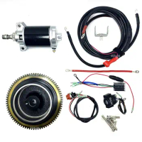 Electric Start Kit For YAMAHA 4 Stroke 15HP F15A M(E/W)HS/L Model code 66M 69A