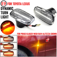 aimey ไฟเลี้ยวข้าง LED 2 ชิ้น สำหรับ Lexus IS300 IS200 LS430 Scion xB xA Toyota Altezza Prius 2 Wish