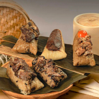 【南門市場南園】明星五福粽10顆組(鮮肉/豆沙/蛋黃/五穀/黑糯米 南門市場 端午節 端午節肉粽 團購)
