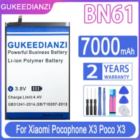 GUKEEDIANZI Battery BN57 BN61 for Xiaomi Pocophone X3 Poco X3 X 3/X3 Pro X3Pro High Capacity Battery Batterij