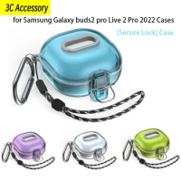 for Samsung Galaxy buds2 pro Live 2 Pro Buzz Buds Live Pro 2 Cases luxury Armor PC Hard Shell Shockproof Cover