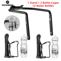 ROCKBROS Cycling Bike Water Bottle Cage Aluminum Alloy Cycling Water Cup Holder MTB Road Kettle Bottle Holder Stand Accessories