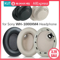 KUTOU Replacement Ear Pads Cushions for Sony WH-1000XM4 Headphone Soft Memory Foam Pads 1000 XM4 1000XM4 Earpads