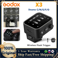 Presale Godox X3 TTL HSS 2.4G Wireless Flash Trigger OLED Touch Screen Transmitter Quick Charge for Canon Nikon Sony Fujifilm