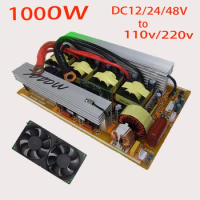 1000W DC12~24V to110V/220V pure sine wave inverter circuit board 1000W sine wave