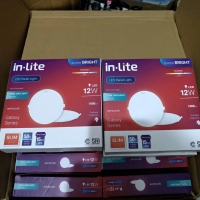 inlite lampu downlight led panel bulat segi kotak inbow outbow watt