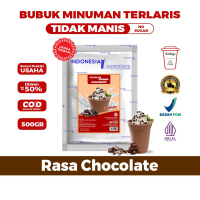 Bubuk Minuman Tanpa Gula Rasa Chocolate / Cokelat / Coklat 500 Gram IPP Plain No Sugar Halal BPOM Po