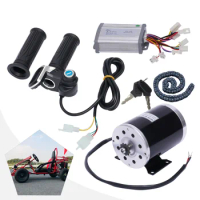 Brushed Motor Controller Kit for Electric Bike, E-bike Conversion Kit, Scooter and Skateboard, 48V, 1000W