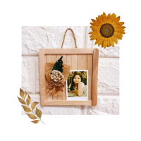 BINGKAI FOTO AESTHETIC FRAME RUSTIC STIK ES KRIM Flower Kayu bingkai profil