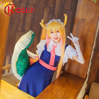 ♢[LXYH- COSER KING] Miss Kobayashi's Dragon Maid Toru Cosplay Costume เครื่องแต่งกายคอสเพลย์ การ์ตูน