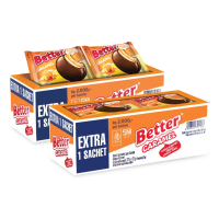 Better Sandwich Biscuit Caramel 270 gr - Isi 11 Pcs/Box (11x27g) Paket 2 Box dengan Extra 1 Sachet d