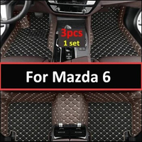 Car Floor Mats For Mazda6 Mazda 6 Atenza GH 2007~2011 Anti-dirt Pads Car Mats Full Set Waterproof Floor Mats Rug Car Accessories